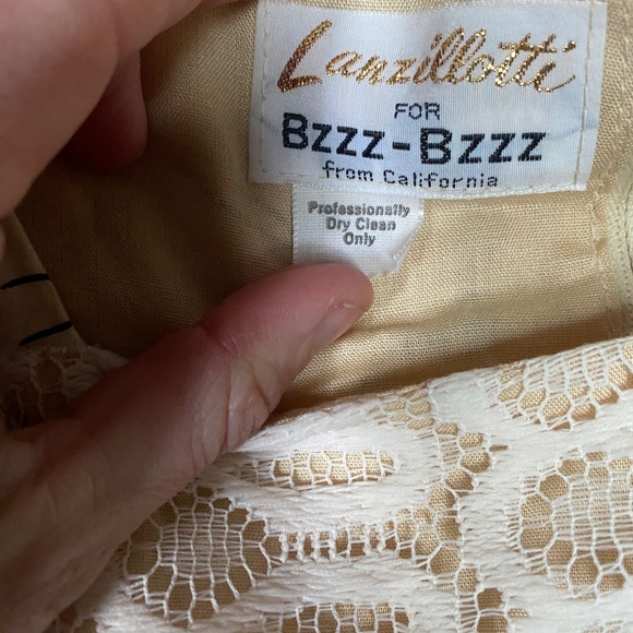 Vintage rare Lanzillotti for Bzzz-Bzzz from California dress from the 70s - Picture 4 of 11
